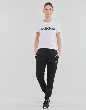 Ruhák Női Futónadrágok / Melegítők adidas Performance LIN FT C PANTS Fekete / Fehér