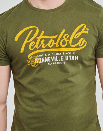 Petrol Industries T-Shirt SS Classic Print Por / Katonai