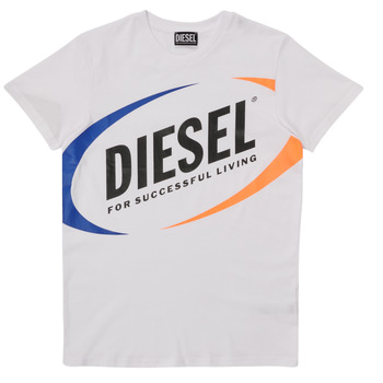 Ruhák Fiú Rövid ujjú pólók Diesel MTEDMOS Fehér