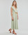 Ruhák Női Hosszú ruhák Lauren Ralph Lauren VATRIZIA-SHORT SLEEVE-DAY DRESS Zöld / Halvány