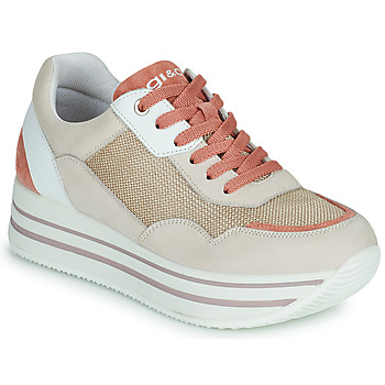 Cipők Női Rövid szárú edzőcipők IgI&CO 1661922 Bézs / Rózsaszín