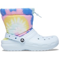 Cipők Női strandpapucsok Crocs Crocs™ Classic Lined Neo Puff Tie Dye Boot 19