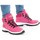 Cipők Női Magas szárú edzőcipők 4F OBDH253 Rózsaszín