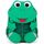 Táskák Gyerek Hátitáskák Affenzahn Fabian Frog Large Friend Backpack Zöld