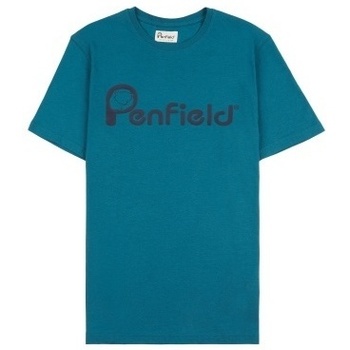 Ruhák Férfi Rövid ujjú pólók Penfield T-shirt  Bear chest print Kék