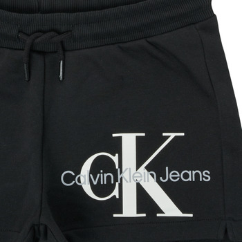 Calvin Klein Jeans REFLECTIVE MONOGRAM SHORTS Fekete 