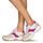 Cipők Női Rövid szárú edzőcipők Fericelli LAGATE Fehér / Fukszia