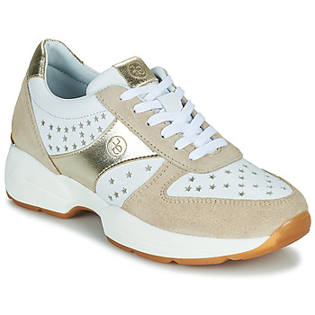 Cipők Női Rövid szárú edzőcipők Fericelli AGATE Fehér / Arany