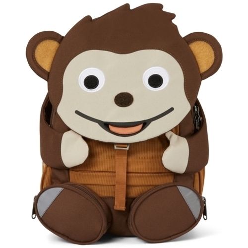 Táskák Gyerek Hátitáskák Affenzahn Monkey Large Friend Backpack Barna