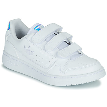 Cipők Lány Rövid szárú edzőcipők adidas Originals NY 90  CF C Fehér / Irizáló