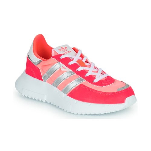 Cipők Lány Rövid szárú edzőcipők adidas Originals RETROPY F2 C Rózsaszín / Ezüst