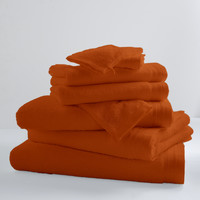 Otthon Törölköző és tisztálkodó kesztyű Tradilinge PAPAYE X2 Narancssárga