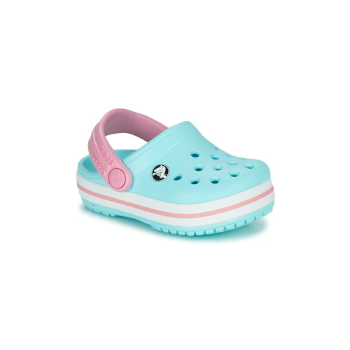 Cipők Lány Klumpák Crocs CROCBAND CLOG T Kék / Rózsaszín