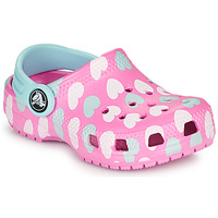 Cipők Lány Klumpák Crocs CLASSIC EASY ICON CLOG T Rózsaszín