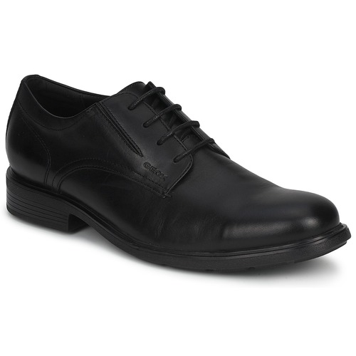 Cipők Férfi Oxford cipők Geox DUBLIN Fekete 