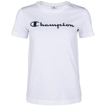 Ruhák Női Rövid ujjú pólók Champion Crewneck Tshirt Fehér