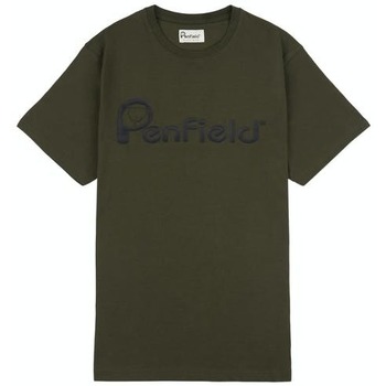 Ruhák Férfi Rövid ujjú pólók Penfield T-shirt  Bear Chest Zöld
