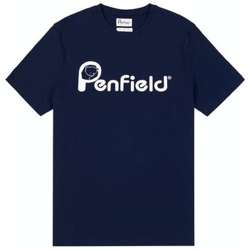 Ruhák Férfi Rövid ujjú pólók Penfield T-shirt  Bear Chest Kék