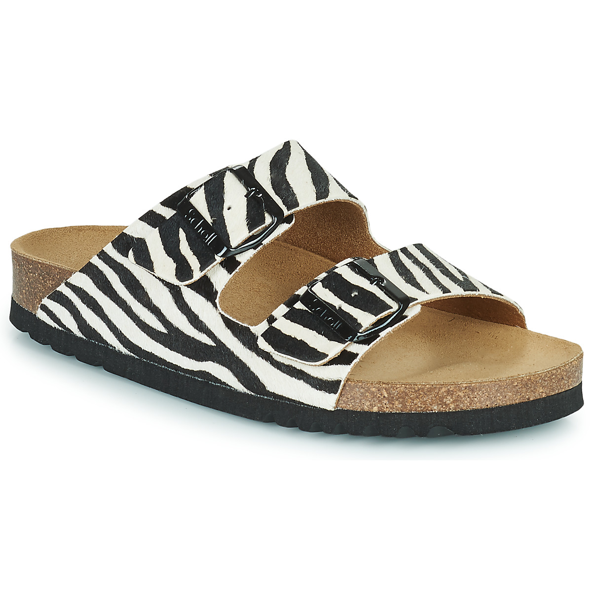 Cipők Női Papucsok Scholl JOSEPHINE Zebra
