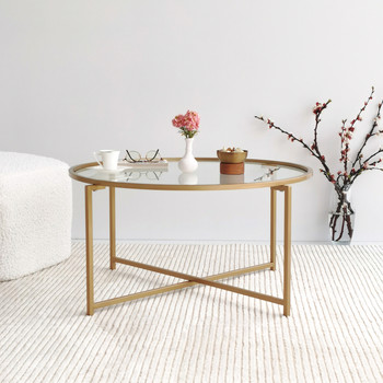 Decortie Coffee Table - Gold Sun S404 Arany