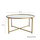 Otthon Dohányzó asztalok Decortie Coffee Table - Gold Sun S404 Arany