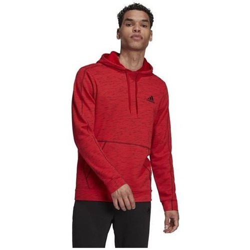Ruhák Férfi Pulóverek adidas Originals Essentials Mélange Embroidered Small Logo Hoodie Piros