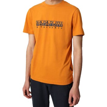 Ruhák Férfi Rövid ujjú pólók Napapijri 178246 Narancssárga