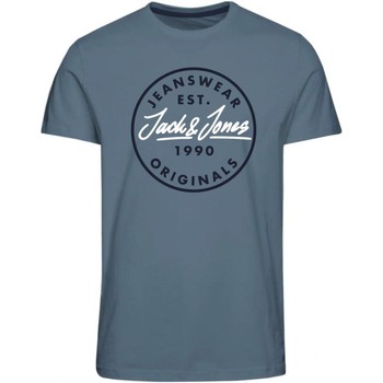 Ruhák Fiú Rövid ujjú pólók Jack & Jones CAMISETA JACK & JONES 12190364 Kék