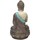 Otthon Szobrok / figurák Signes Grimalt Buddha Figura Imádkozik Szürke