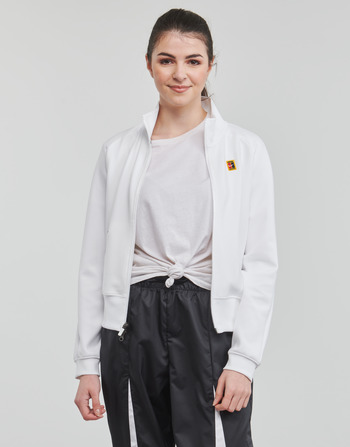 Ruhák Női Melegítő kabátok Nike Full-Zip Tennis Jacket Fehér / Fehér