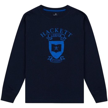 Ruhák Fiú Hosszú ujjú pólók Hackett  Kék