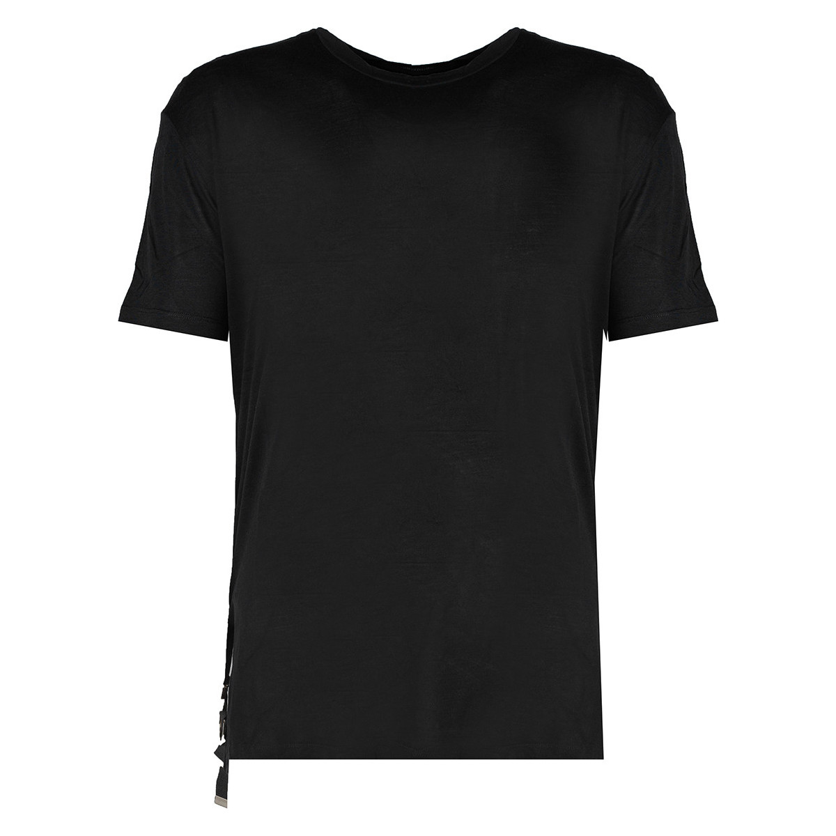 Ruhák Férfi Rövid ujjú pólók Les Hommes LKT144 740U | Relaxed Fit Lyocell T-Shirt Fekete 