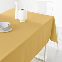 Otthon Asztalterítő Today Nappe 150/250 Polyester TODAY Essential Ocre Okker-cserszínű