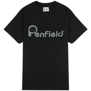 Ruhák Férfi Rövid ujjú pólók Penfield T-shirt  Bear Chest Fekete 