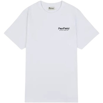 Ruhák Férfi Rövid ujjú pólók Penfield T-shirt  Hudson Script Fehér