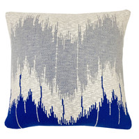 Otthon Párnák Malagoon Wave knitted cushion blue (NEW) Kék