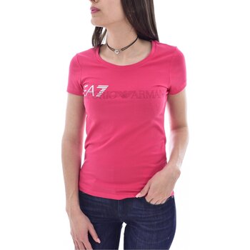 Ruhák Női Pólók / Galléros Pólók Emporio Armani EA7 6KTT58 TJ2HZ Rózsaszín