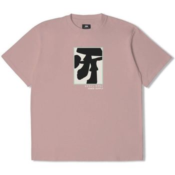 Ruhák Rövid ujjú pólók Edwin T-shirt  Shrooms Rózsaszín