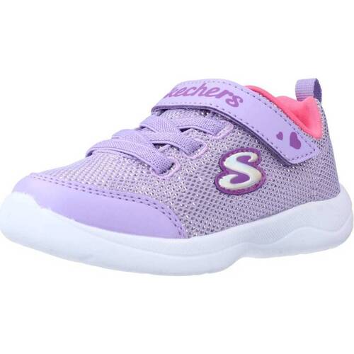 Cipők Lány Rövid szárú edzőcipők Skechers SKECH-STEPZ 2.0 - EASY PEAS Lila