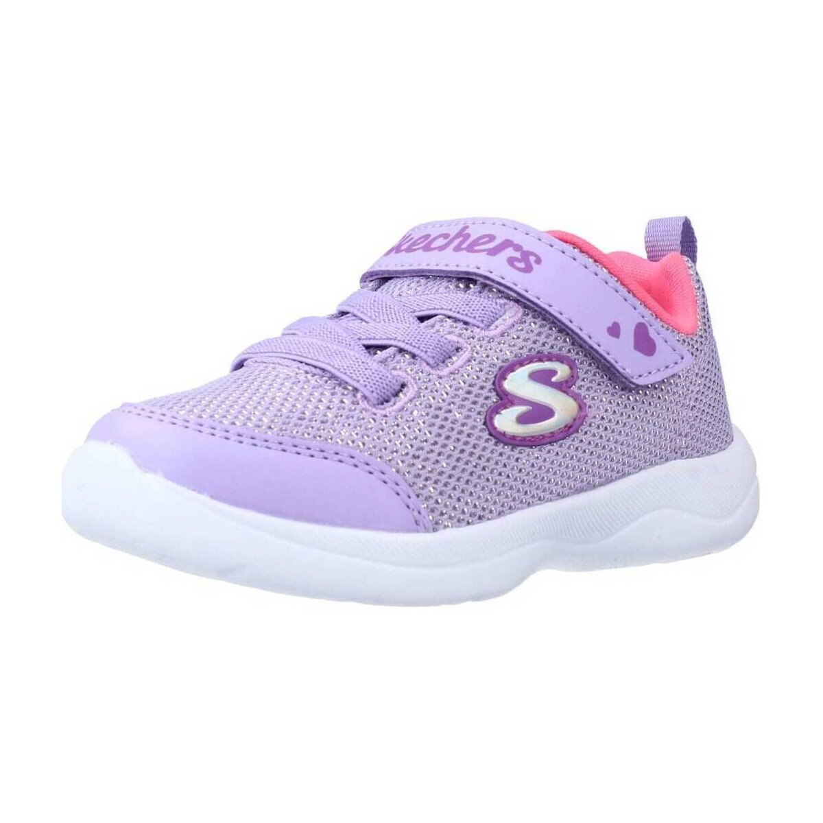 Cipők Lány Rövid szárú edzőcipők Skechers SKECH-STEPZ 2.0 - EASY PEAS Lila
