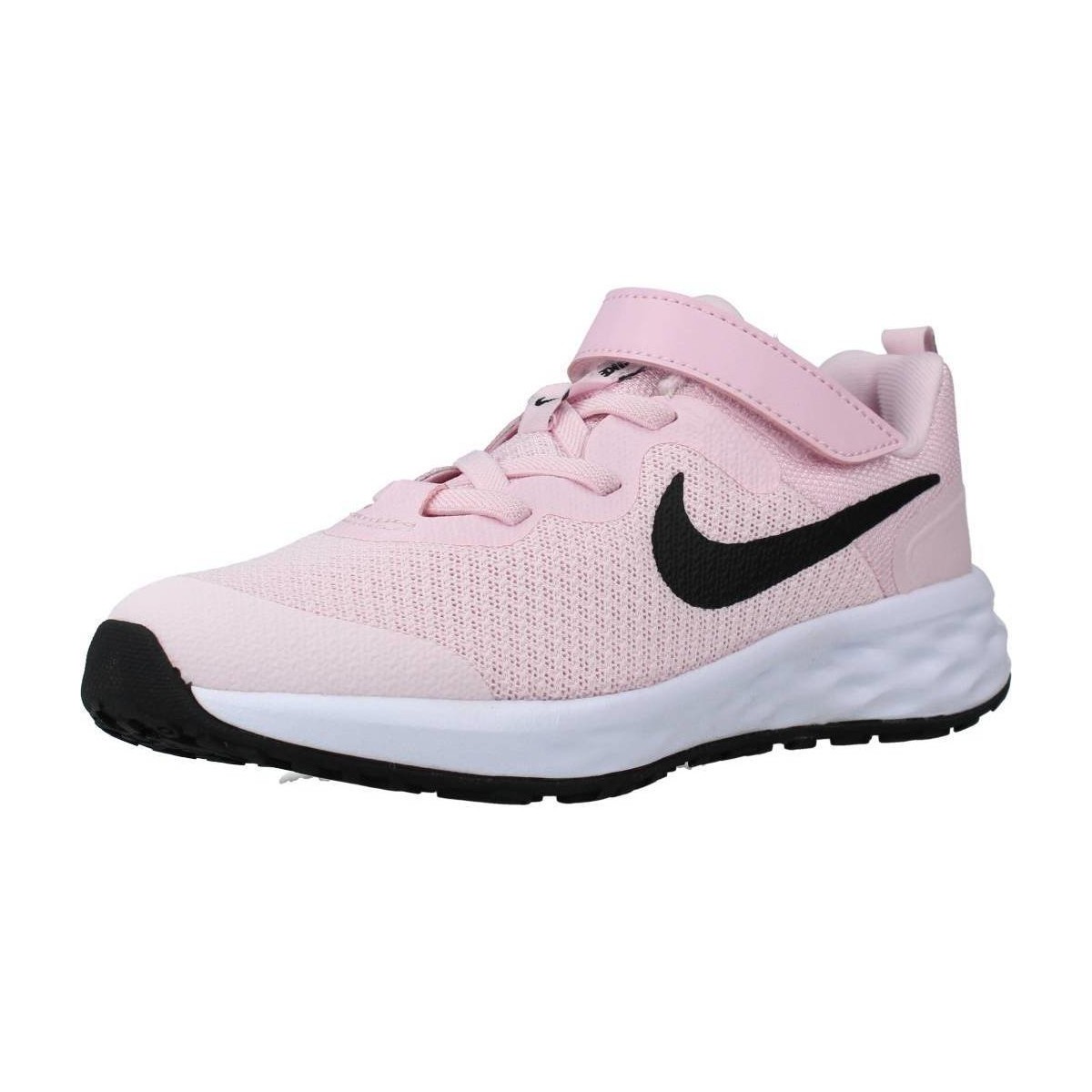 Cipők Lány Rövid szárú edzőcipők Nike REVOLUTION 6 LITTLE KID Rózsaszín