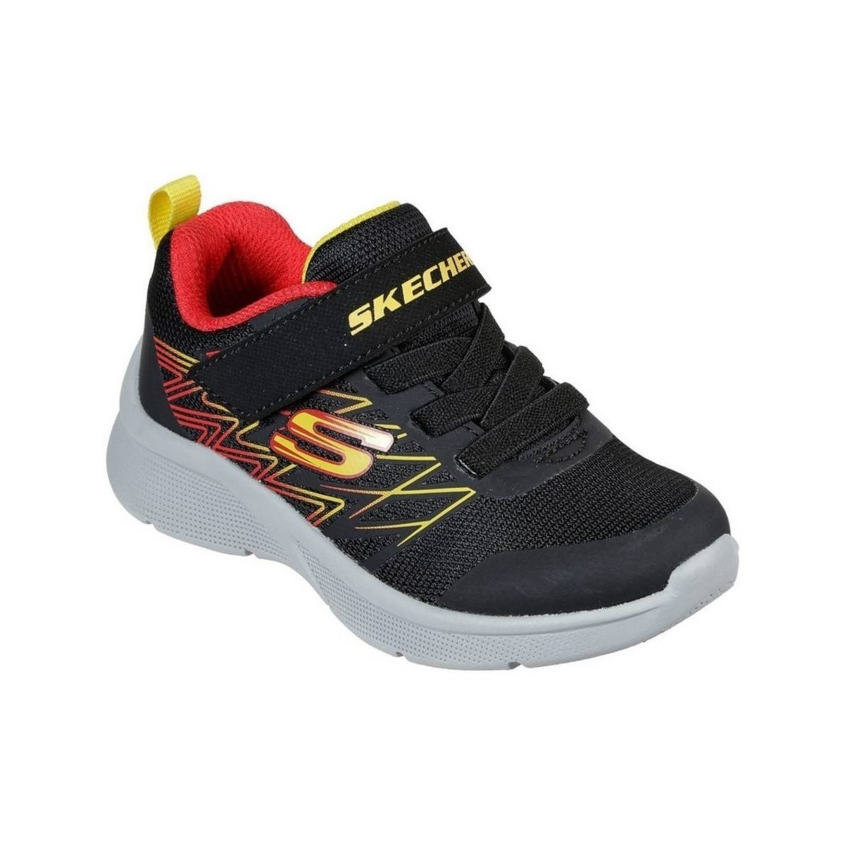 Cipők Gyerek Rövid szárú edzőcipők Skechers Microspec Texlor Fekete, Sárga
