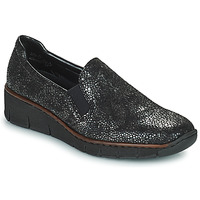 Cipők Női Oxford cipők Rieker 53766-00 Fekete 
