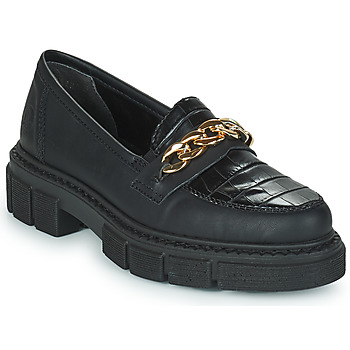 Cipők Női Mokkaszínek Rieker M3861-02 Fekete 