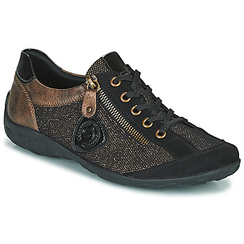 Cipők Női Rövid szárú edzőcipők Remonte Dorndorf R3415 Fekete  / Arany