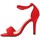 Cipők Női Szandálok / Saruk Etika 60503 Piros