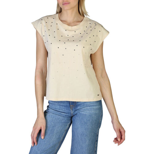 Ruhák Női Rövid ujjú pólók Pepe jeans - clarisse_pl505168 Fehér