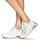 Cipők Női Rövid szárú edzőcipők Skechers UNO Fehér / Arany
