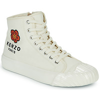 Cipők Női Magas szárú edzőcipők Kenzo KENZOSCHOOL HIGH TOP SNEAKERS Fehér