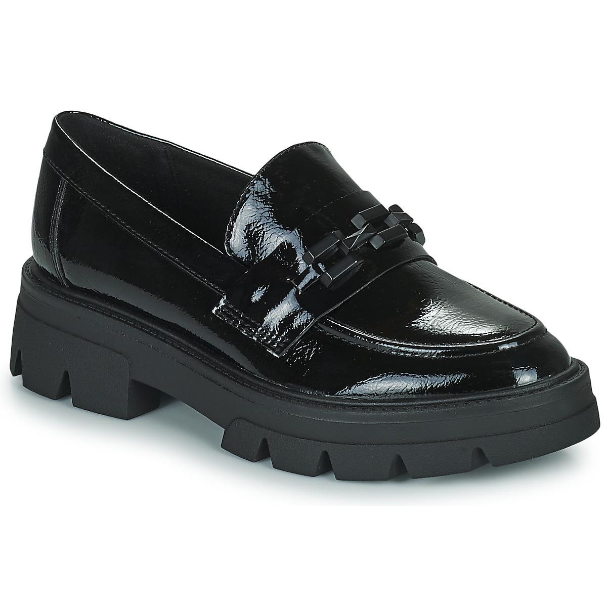 Cipők Női Mokkaszínek S.Oliver 24700-39-018 Fekete 